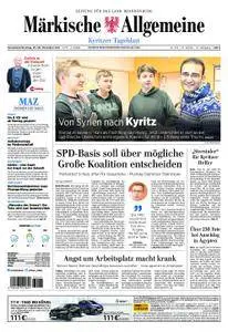 Märkische Allgemeine Kyritzer Tageblatt - 25. November 2017
