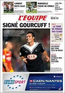 L'Équipe, du Lundi 10 Aout 2009