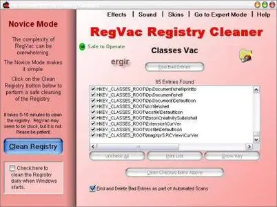 RegVac Registry Cleaner v5.02.04 Retail Portable