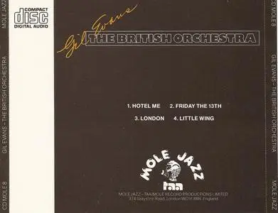 Gil Evans - The British Orchestra (1983) {Mole Jazz MOLE8}