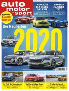 Auto Motor und Sport – 21. November 2019