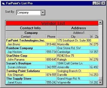 FarPoint List Pro 3.0.48