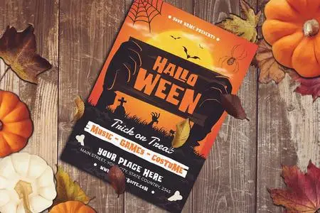 Halloween Flyer Tempate PSQAYJ6