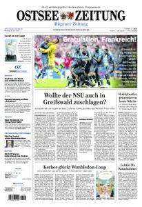 Ostsee Zeitung Rügen - 16. Juli 2018