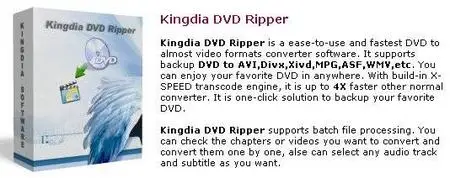 Kingdia DVD Ripper Professional v3.0.6