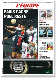 L'Équipe - Jeudi 28 Octobre 2010
