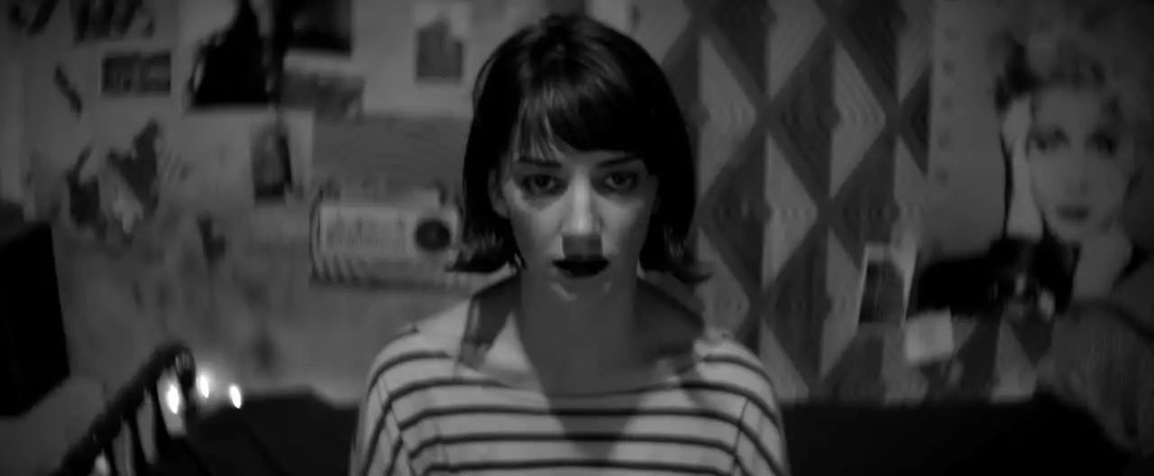 They at home last night. A girl walks Home Alone at Night gif. Amber wells & Lily Anna waitresses in Trouble.