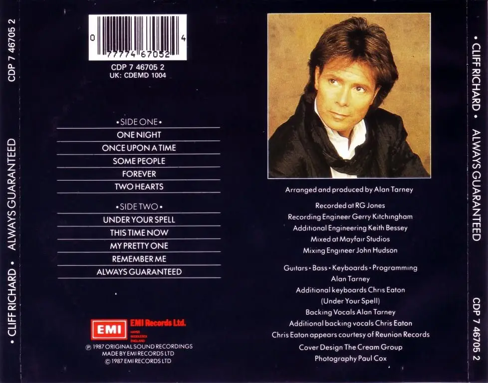 Cliff Richard - Always Guaranteed (1987) *Re-Up* *New Rip* / AvaxHome