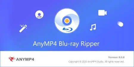 AnyMP4 Blu-ray Ripper 8.1.36 (x64) Multilingual