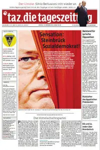 Tageszeitung TAZ vom 10 Dezember 2012