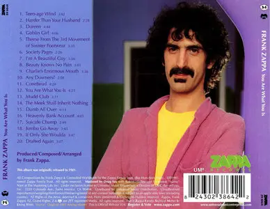Frank Zappa - You Are What You Is (1981) {2012 UMe Remaster}