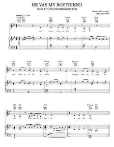 He Vas My Boyfriend - Mel Brooks, Young Frankenstein Musical (Piano-Vocal-Guitar)