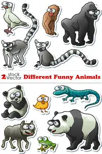 Vectors - Different Funny Animals