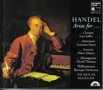 George Frideric Händel - Arias for Cuzzoni, Durastanti, Senesimo & Montagnana (4 cd's, 1986-91)