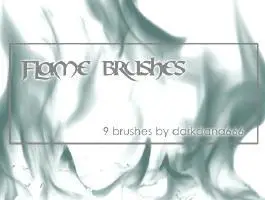 Flame brushes for Adobe Photoshop