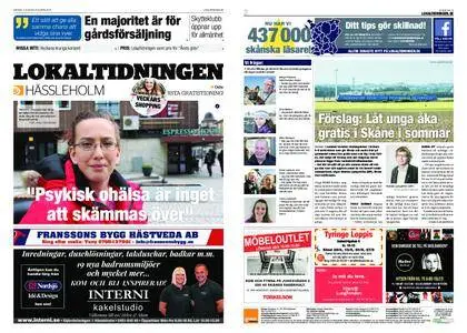 Lokaltidningen Hässleholm – 21 april 2018