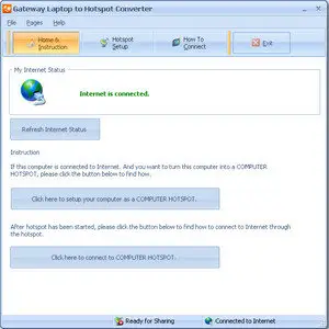 Gateway Laptop to Hotspot Converter v2.8 