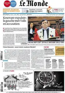 Le Monde + Dossier + Suppléments du Jeudi 17 Octobre 2013