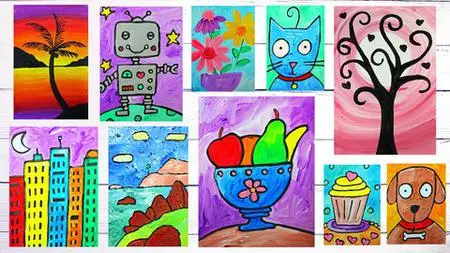 Draw & Paint With Color: 10 Fun Art Projects For Beginners