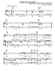 Fire we make - Alicia Keys (Piano-Vocal-Guitar)