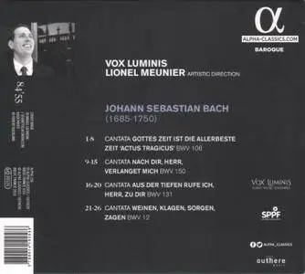 Vox Luminis, Lionel Meunier - Bach: Actus Tragicus (Cantatas BWV 106, 150, 131, 12) (2016)