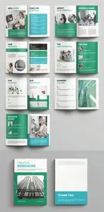 Corporate Brochure Design Layout Template 716694325