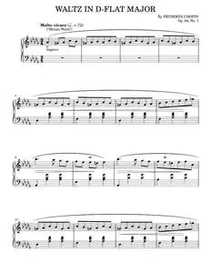 Waltz Op. 64 No. 1 in D Major "Minute Waltz" - Frédéric Chopin (Piano Solo)
