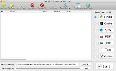 AniceSoft EPUB Converter for Mac v13.8.6