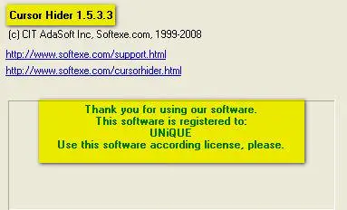 SoftEXE Cursor Hider v1.5.3.3