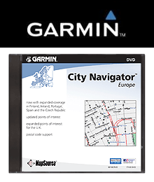 Garmin Mapsource City Navigator Europe v9 DVD