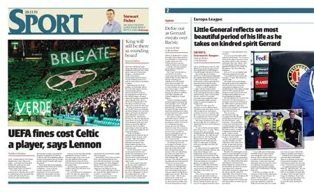The Herald Sport (Scotland) – November 28, 2019