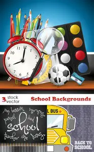 Vectors - School Backgrounds