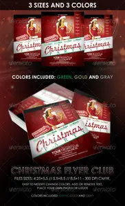 GraphicRiver Christmas Night Club Flyer