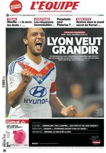 L'Equipe du Mardi 20 Août 2013