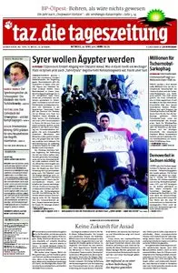 Die Tageszeitung TAZ vom 20 April 2011