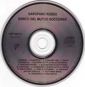 Banco Del Mutuo Soccorso - Garofano Rosso (1976, CD reissue 2000) [repost]