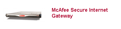 McAfee Secure Internet Gateway v4.21