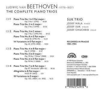 Suk Trio - Ludwig van Beethoven: The Complete Piano Trios [4CDs] (2021)