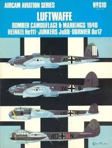 Aircam Aviation Series №S10: Luftwaffe Bomber Camouflage & Markings 1940 - Heinkel He111 - Junkers Ju88 - Dornier Do17 (Repost)