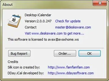 Desksware Desktop iCalendar 2.0.0.247
