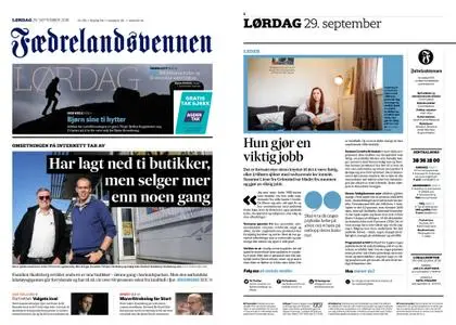 Fædrelandsvennen – 29. september 2018