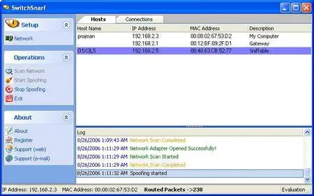 SwitchSnarf 0.7 + Registration Code
