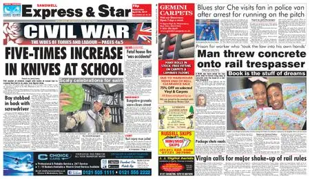 Express and Star Sandwell Edition – April 24, 2019