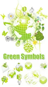 Green Symbols Vector