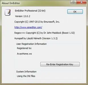 Emurasoft EmEditor Professional 13.0.2 (x86/x64) + Portable