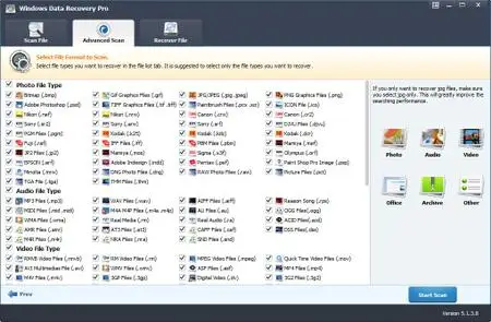 Windows Data Recovery Pro 5.1.5.8