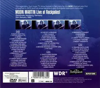 Moon Martin - Live At Rockpalast (2015) [3 disc set]