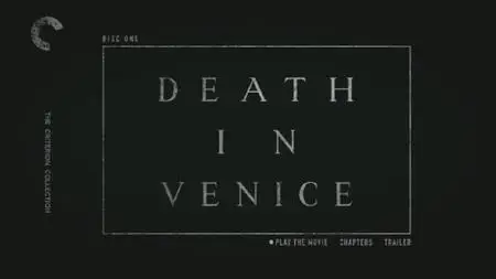 Death in Venice / Morte a Venezia (1971) [Criterion Collection]