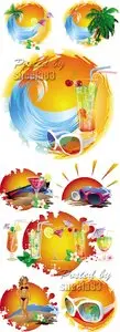 Tropical Banners Vector