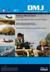 Defence Management Journal Magazine August 2008